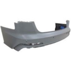 REAR BUMPER - SALOON S-LINE - W/PARK SENSOR HOLES - PRIMED