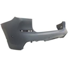 REAR BUMPER - M SPORT - W/PARK SENSOR + ASSIST HOLES (PRIMED)