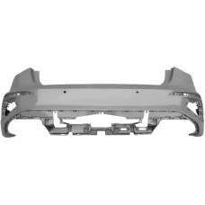 REAR BUMPER - S-LINE - W/PARK SENSOR HOLES - PRIMED