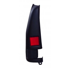 REAR BUMPER CORNER - BLACK (LH)