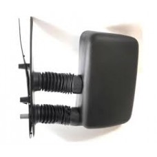 DOOR MIRROR - LONG ARM - ELECTRIC/HEATED - SINGLE GLASS - BLACK (LH)