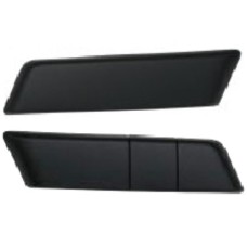 FRONT BUMPER MOULDING SET - BLACK (2 PCS)