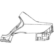 REAR WING - 4DR - UP TO WINDOW (LH)