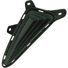 FRONT BUMPER GRILLE SIDE/MOULDING (BLACK) (RH)