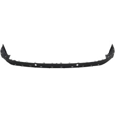 REAR BUMPER SPOILER - W/MOULDING & PARK SENSOR HOLES - BLACK