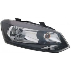 HEADLAMP - SINGLE REFLECTOR - W/BLACK STRIP (VALEO TYPE) (RH)