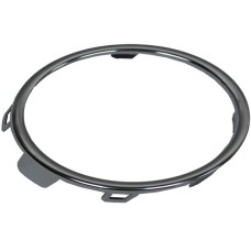 FRONT BUMPER GRILLE FOG LAMP FRAME - CHROME (LH)